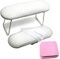 WOLINSPRING Nail Arm Rest, Hand Rest for Nail Microfiber Soft Leather Manicure Nail Rest with Non-Slip, Professional Hand Pillow Cushion Table Desk Station for Nail Techs Use (White)