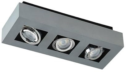 Arcchio Strahler Vince (Modern) in Alu aus Aluminium (3 flammig, GU10) - Deckenlampe Deckenleuchte Lampe Spot Flurleuchte