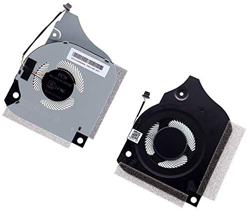 Deal4GO DC 5V/0.5A CPU Cooling Fan 063NYM 63NYM w/GPU Fan Cooler Set FK2HP 0FK2HP for Dell Inspiron G5 15 5590 P82F Gaming Laptop