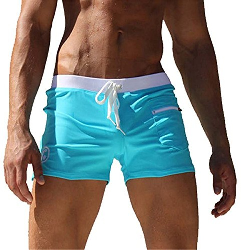 LikeJump Hommes Maillot de Bain Boxers Short de Bain Bonne Élasticité pour Natation Plage Mer Loisir Plongée Sport