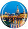 Frauenkirche Dresden Deutschland Kühlschrankmagnet 3D Kristall Touristen Souvenir Geschenksammlung Kühlschrank Magnet Aufkleber