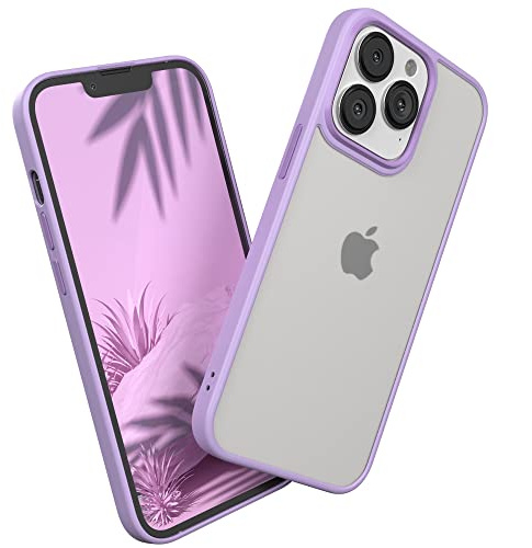 EAZY CASE Ultra Schutz Outdoor Hülle kompatibel mit iPhone 13 Pro, hochwertige Schutzhülle mit Ultra Aufprallschutz, Stoßfest und Kratzfest, dünne Handyhülle mit Kameraschutz, Lila