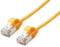 ROLINE U/FTP DataCenter Patchkabel Kat.6A (Class EA), LSOH, Slim, gelb, 0,15 m