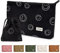 KALIDI Kosmetiktasche Damen Groß Schminktasche Cord Reise Kulturtasche 2 Pack Lächeln Make Up Tasche mit Reißverschluss für mädchen