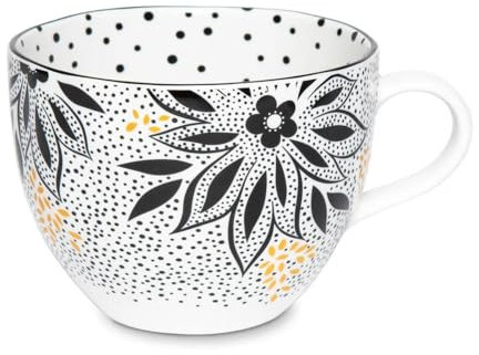 Sara Miller London Artisanne Noir 0.4 Litre Mug (Mug, Lotus)