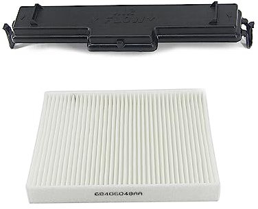 Karlak Innenraumluftfilter-Set, Klimaanlagenfilter und Zugangstür-Set, Ersatz für Dodge Ram 1500 68406048AA