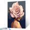 Walarky Malen nach Zahlen für Erwachsene und Anfänger auf Leinwand, abstrakte Blumen, Frauen, Ölgemälde nach Zahlen, Malerei, Wandkunst, Dekoration, 40,6 x 50,8 cm, rahmenlos