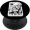 The Lovers Tarot Card Blackwork PopSockets Adhesive PopGrip