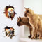 Winhappyhome Cartoon 3D Broken Wall Mouse Hole Living Room Bedroom Decorative Wall Stickers Removable Wall Decals