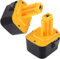 2 pezzi 12V 3500mAh Ni-MH Sostitutiva per Dewalt Batteria DC9071 DW9071 DW9072 DE9075 DE9071 DE9074 DE9501 DE9037 DE9072 Attrezzo Elettrico Senza Fili