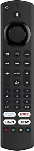 VINABTY Replace Fire Voice Remote Control Fit for Bush TV DLED43UHDSFIRE DLED50UHDSFIRE DLED55UHDSFIRE DLED65UHDSFIRE and fit for Fit for TOSHIBA 65QF5D63DA 55QF5D63DA 50QF5D63DA 50CF630 55CF630