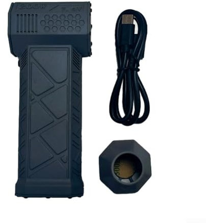 Vilgftyiet Ventilatore compatto per condotto, velocità del vento 130000 giri/min, 52 ms, modalità uragano super forte