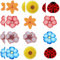 KOLZEMV 18 Pièces Attrape Mouche Interieur, Anti Mouche Anti moucherons Interieu, Anti Mouche fenetre, anti mouche, anti moucherons interieur, attrape mouche, piege moucherons interieur
