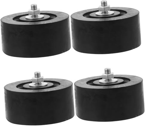 jojofuny 4pièces Tapis Anti- Caoutchouc Pour Climatiseur Supports Amortisseurs Pour Extérieures Bruit Et