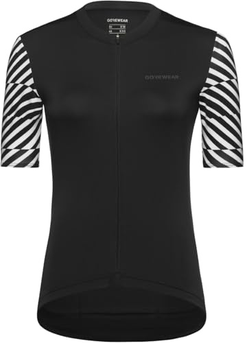 GOREWEAR Swiftride Optical Damen Fahrrad-Trikot, Kurzarm-Trikot mit auffälliger Grafik an den Ärmeln, Enganliegend