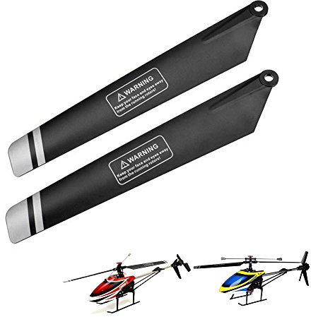 Universal Single Rotoblätter RC-Hubschrauber 22,2 x 3,6 cm für MJX F49 F649, weitere ferngesteuerte RC-Helicopter, Crash-Kit Propeller-Set, Robust, Leicht, Modellbau original Rotorblatt, DIY Projekte