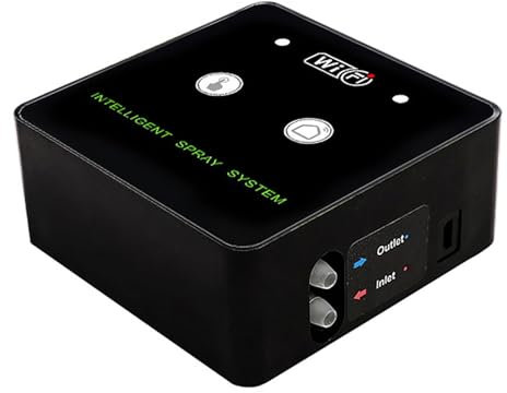 Intelligentes Beregnungsanlage Terrarium, Sprühdüsen 360 ° Verstellbare Zeitgesteuertes Handy-Fernbedienung Vernebler Terrarium, für Reptilien Pflanzen (10 m 4 Düsen)