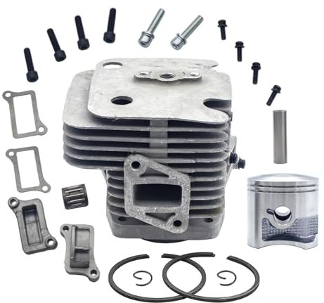 NKCVEZBW Compatibile con 578385001 576696401 576596801 576596501 576596701 Kit di ricostruzione del Cilindro da 51 mm Compatibile con soffiatore a Zaino Husqvarna 578BTF 580BFS 580BTS