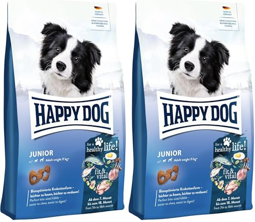 Happy Dog Supreme fit & vital Junior 1 kg (Packung mit 2)