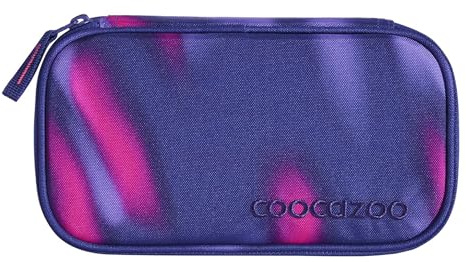 Coocazoo Mäppchen „Aurora Glow”, lila, Federmäppchen, großes Hauptfach, Reißverschlussfach mit Klarsichtfach im Deckel, Fach für Geodreieck, Stiftehalter, ab der 3. Klasse