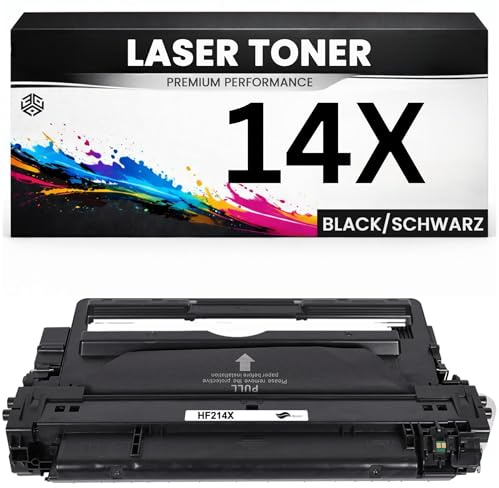 XXL Toner 14X für HP kompatibel Schwarz CF214X Premium Alternative Günstig LaserJet Enterprise 700 M712dn/712n/712xh/725dn/725 MFP Plus M712n