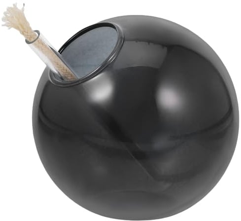FUTUREORYY Kreative Farbige Sphärische Öllampe aus Borosilikatglas mit Langer Brenndauer Dekoratives Accessoire für Festliche Feiern und Innenbereich