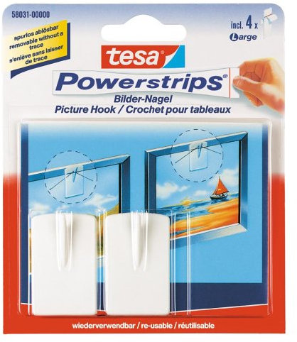 Bildernagel Power Strips weiß