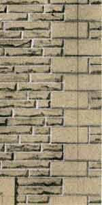 Grey Sandstone Coursers Walling - Building Paper