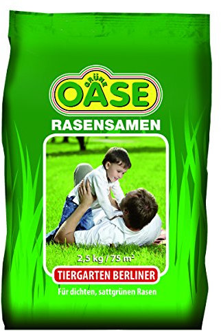 Grüne Oase Rasensamen GO-100 Tiergarten Berliner 2,5 kg, grün
