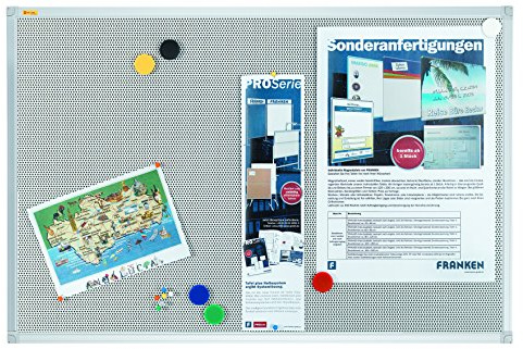 Franken PM3603 Textiltafel Pin und Mag 120 x 90 cm, grau