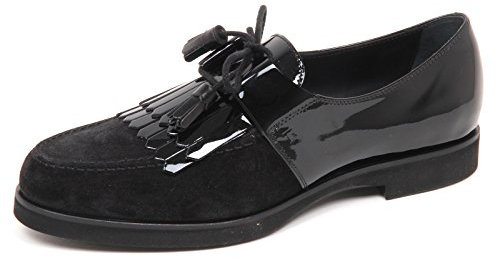 Tod's E2910 Scarpa Donna Nero Gomma XL Scarpe Shoe Woman [35]