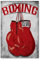 Postereck - 2060 - Boxing Club Plakat, Sport Training Handschuhe - Spruch Schrift Wandposter Fotoposter Bilder Wandbild Wandbilder - Poster - 3:2-30,0 cm x 20,0 cm