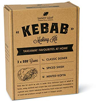 Kebab Making Kit by Sandy Leaf Farm - Make Doner, Shish and Kofte Kebabs