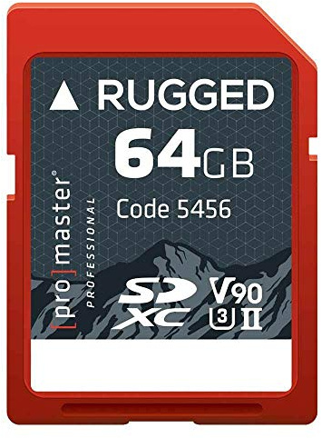 Promaster SDXC 64GB Robusta scheda di memoria CINE UHS-II V90