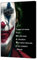 ARTSPRINTS Joker Joaquin Phoenix 2019 Filmzitat Kunstdruck auf gerahmter Leinwand, 50 x 30 cm, 18 mm Tiefe