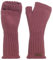 KNIT FACTORY - Cleo Handstulpen - Fingerlose Handschuhe - Gestrickte Handschuhe für Winter - Damen Handstulpen aus Wolle - Hochwertige Qualität - Stone Red