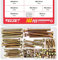 YEEZET 144Pcs Grade 8.8 M6 Hex Head Screws Bolts and Nuts Flat & Lock Washers Assortment Kit 20mm 30mm 40mm 50mm 60mm 70mm