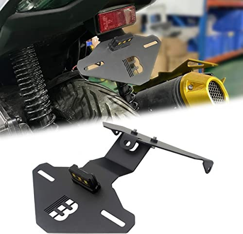 LongGreat Motorrad Kennzeichenhalter Halterung mit Kennzeichenbeleuchtung Halterung Für Honda PCX 125 160 2021 2022