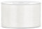 25 Meter Satinband Cremeweiß Breite 50mm Schleifenband Satin Dekoband weißes Geschenkband Deko Band 5cm Hochzeit Weihnachtsdeko Geschenkverpackung