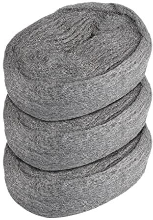 JSMTKJ 4 Rollen Stahlwolle Gegen Mäuse Polieren Steel Wool Edelstahl Güteklasse 0000 Stahlwolle Fein Wiederverwendbar für Löcher Wand Risse von Haus,Garten, Reinigen und Polieren