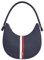 Tommy Hilfiger Damen Tasche Emblem mit Reißverschluss, Blau (Space Blue), Onesize