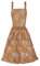 Pinknoke Vintage Pinafore Schürze Kleid für Frauen mit Taschen, niedliche Blumen-Kochschürzen für Küche, Kochen, Backen, Gartenarbeit, Rosa (Tawny), Medium