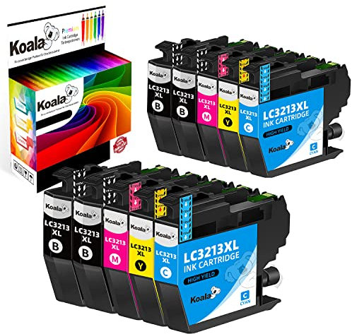 Koala Kompatible Druckerpatronen als Ersatz für LC3211 LC3211XL für MFC-J497DW MFC-J491DW MFC-J895DW MFC-J890DW DCP-J772DW DCP-J572DW DCP-J774DW (4 Schwarz, 2 Cyan, 2 Magenta, 2 Gelb)