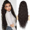 Rich Choices Ponytail Extension 81cm Haarteil Zopf Extension Pferdeschwanz mit KordelzugHaarteil Echthaar Haarverlängerung Fake Zopf Pony Afro Haarzopf - Dunkelbraun