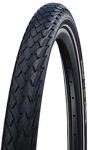 Schwalbe Grüner Marathon Reifen, Schwarz/reflektierend, 32-630 (27x1 1/4)
