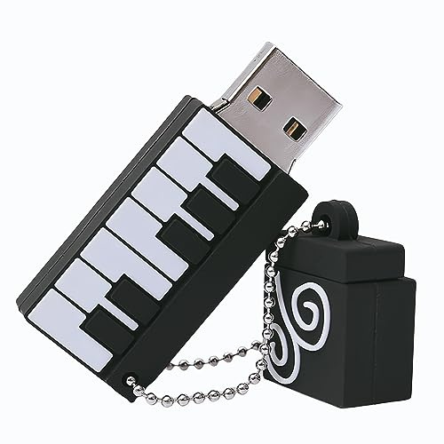WooTeck 128GB Cartoon Piano USB Flash Drive Data Storage