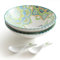 AOOSY 2pcs Ceramic Salad Bowls 1200ML 40.6 Ounces Capacity with 2 Spoons Ideal for Noodle Salad Pasta Fruit Soup Cereal Dinnerware Pottery