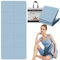 LeapBeast Reiseyogamatte Faltbar, 183 * 61CM Yogamatte Rutschfest inkl Tasche, Sportmatte Fitness Pilates Sport Gymnastikmatte Rutschfest (Blau, 6MM)