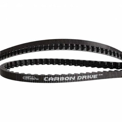 Gates Carbon Drive Sport CING.CDX 122T 1342 mm Schwarz Kupplungen, Mehrfarbig (Mehrfarbig), Einheitsgröße