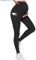ACTINPUT Umstandsleggings Damen Blickdicht High Waist Umstandshose Elastisch Schwangerschaftsleggings mit Taschen Umstandsmode Leggings for Schwangerschaft(Schwarz,M)